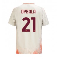 Fotbalové Dres AS Roma Paulo Dybala #21 Venkovní 2024-25 Krátký Rukáv